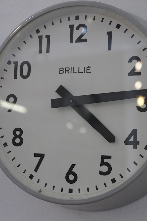 Sold Brillie Factory Clock Medium 1 - Rustic Wall Clocks Nz