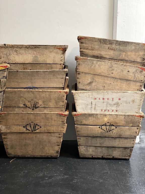 Vintage Wooden Champagne Harvest Box, Wooden Photo Box Nz